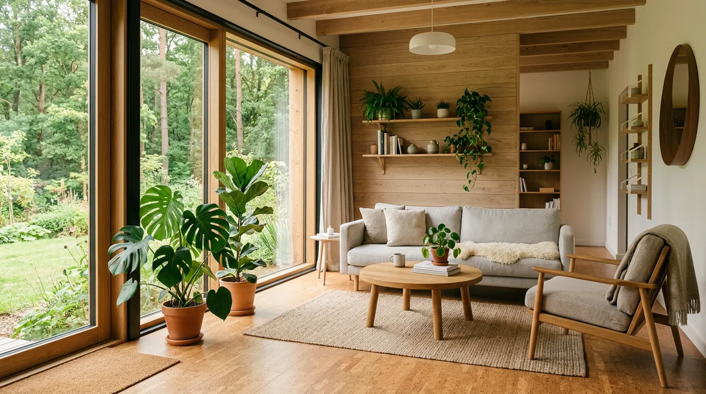 Экодизайн интерьера с натуральными материалами Озёры