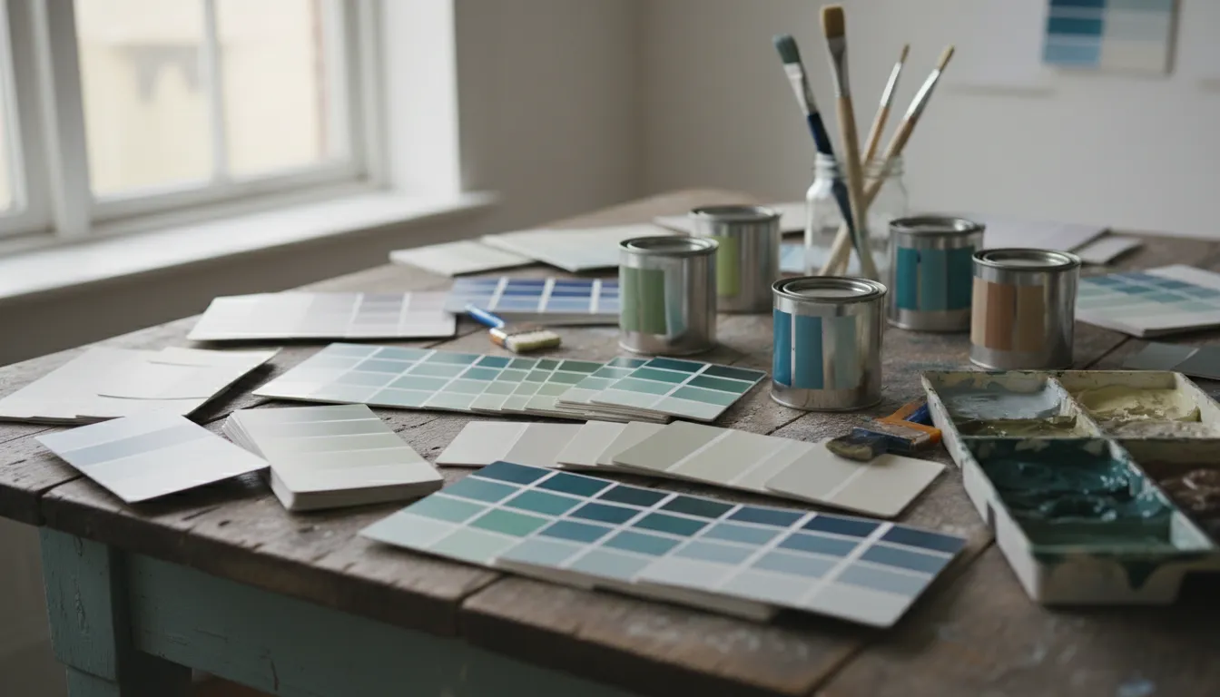 Примеры цветовых сочетаний в интерьере — покраска стен в Озёрах